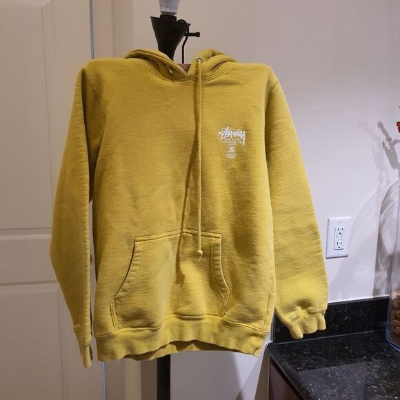 Stussy Other - Stussy Bronx Compton Santa Ana Brooklyn Hoodie sweatshirt yellow